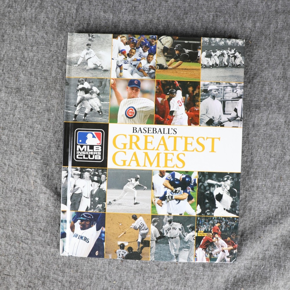 Baseball's Greatest Games Eric Enders MLB Insiders Club HC Baseball History 2010